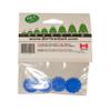 BirTee Pro Golf Tees - Size #1 (1/4") Individual Size Pack - 4 Tees Per Pack. Winter/Mat/Simulator Tees (Blue) view 3