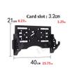 SOFIALXC Sword Holder Wall Mount Samurai Display Stand Hanger Hollow Out Pattern,1 Layer view 2
