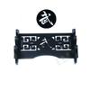 SOFIALXC Sword Holder Wall Mount Samurai Display Stand Hanger Hollow Out Pattern,1 Layer view 3