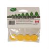 BirTee Pro Golf Tees - Size #1 (1/4") Individual Size Pack - 4 Tees Per Pack. Winter/Mat/Simulator Tees (Yellow) view 3