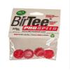 BirTee Pro Golf Tees - Size #1 (1/4") Individual Size Pack - 4 Tees Per Pack. Winter/Mat/Simulator Tees (Red) view 1