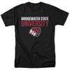 Bridgewater State University Official Stacked Unisex Adult T-Shirt, Black, 5X-Large view 1
