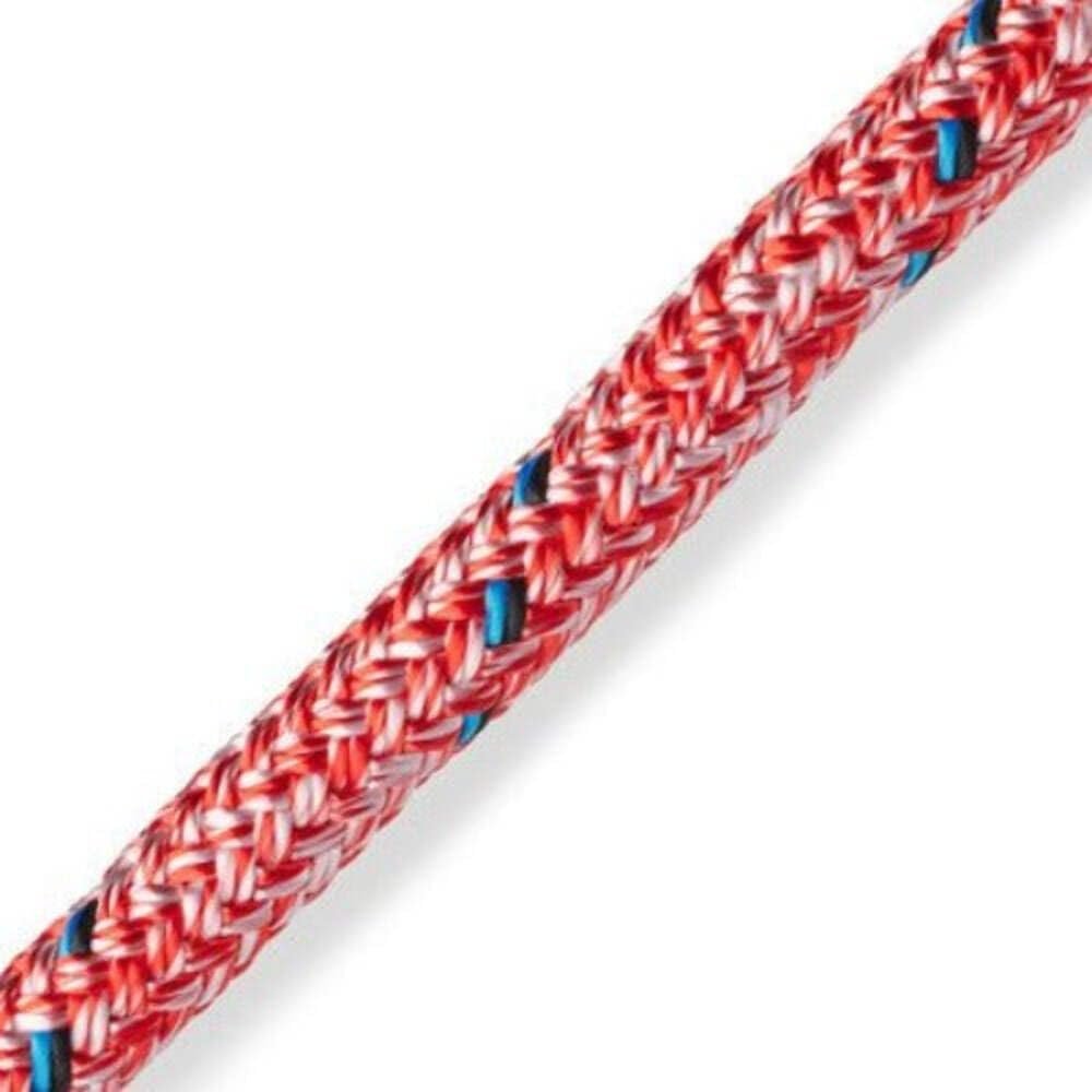 Marlow Blue Ocean Doublebraid 5/6in (8mm) - Red Marble - 90 Feet Long