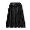 Adult Black Cape with Hood One Size Fits Most view 3