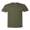 Next Level CVC Short Sleeve Crew, 3XL, Military Green view 1