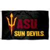 College Flags & Banners Co. Arizona State University Black Flag and USA 3x5 Flag Set view 2
