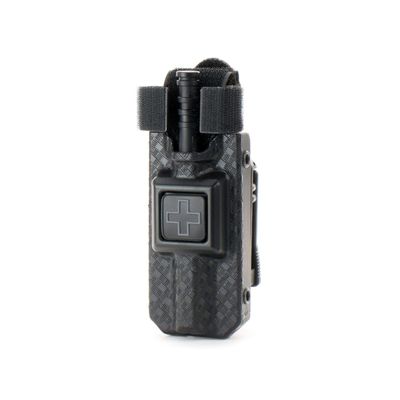 Eleven 10 Rigid TQ Case for C-A-T Tourniquet, Basetweave, Belt Attachment - Tourniquet Included