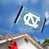 College Flags & Banners Co. North Carolina Tar Heels Court Stripes Flag and USA 3x5 Flag Set view 3