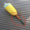 Blinky Lights Marine Lobster Crab Hoop Net Marker Buoy Float End Stick Orange, Pack of 5 view 3
