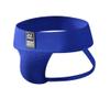 JOCKMAIL Athletic Supporter Underwear with 3" Waistband Gym Workout Strap Brief Men Thong (M, Blue) view 4