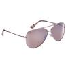 Flying Fisherman Crew Polarized Pilot Sunglasses, Rose Gold Frame/Copper-Silver Mirror Lens, Medium view 1