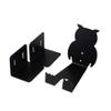 VOSAREA 1set Owl Shaped Bike Wall Hanger Sturdy Storage Rack for Indoor Use Space-Saving Wall-Mounted Bicycle Hook for Home and Garage Black view 1