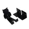 VOSAREA 1set Owl Shaped Bike Wall Hanger Sturdy Storage Rack for Indoor Use Space-Saving Wall-Mounted Bicycle Hook for Home and Garage Black view 3
