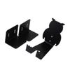 VOSAREA 1set Owl Shaped Bike Wall Hanger Sturdy Storage Rack for Indoor Use Space-Saving Wall-Mounted Bicycle Hook for Home and Garage Black view 4