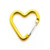 Pack 100 Heart Shaped Aluminum Alloy Keychain Clip Carabiner Hook Key Holder by ONDEPOT (Gold Heart Clip) view 4