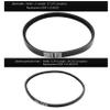 Roykaw Club Car DS Precedent Drive Belt and Starter Generator Belt Kit Fit Golf Cart DS 1997-UP and Precedent 2004-UP, Replace 101916701, 1016203 view 3