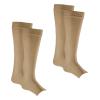 Kinship Comfort Brands Leg Protector Sleeves for Elderly Thin Skin, Sun Protection, Men and Women, Toeless Socks, 2 Pair view 1