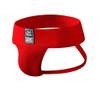 JOCKMAIL Athletic Supporter Underwear with 3" Waistband Gym Workout Strap Brief Men Thong (L, Red) view 4