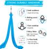 SKYPHAROS 11 Yards Aerial Silks Yoga Swing Set - Aerial Yoga Hammock Kit Anti-Gravity Flying for Fitness, Low/Non Stretch Nylon Tricot Fabric Hardware Included for Dance view 2