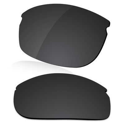 LenzReborn Polarized Lens Replacement for Oakley Commit SQ OO9086 Sunglass - Dark Black - Polarized