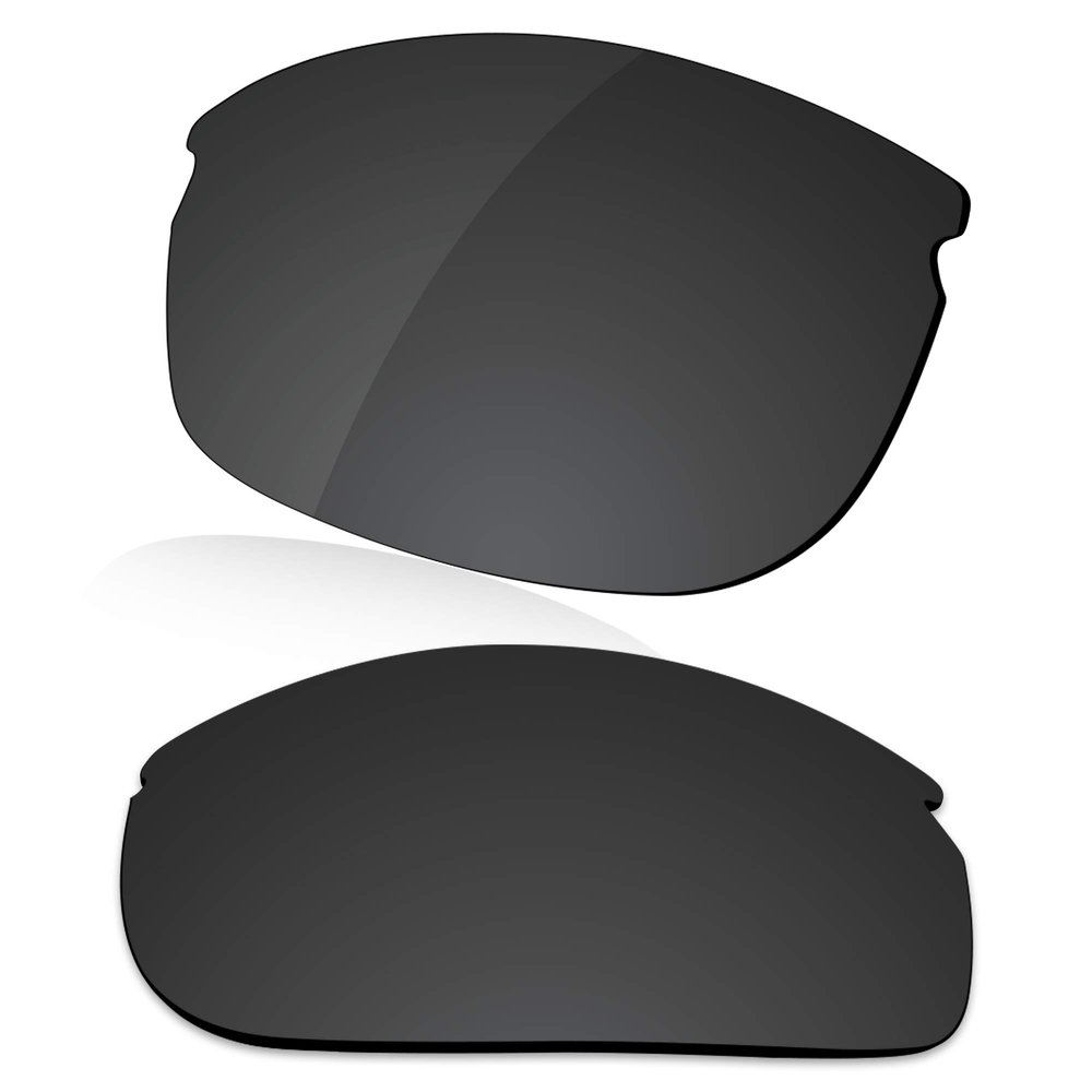 LenzReborn Polarized Lens Replacement for Oakley Commit SQ OO9086 Sunglass - Dark Black - Polarized