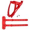 ZONKIE Bicycle Bottle Cages, Plastic Bike Bottle Holder with Cage Mounting Base (Red) view 1