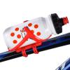 ZONKIE Bicycle Bottle Cages, Plastic Bike Bottle Holder with Cage Mounting Base (Red) view 4