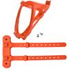 ZONKIE Bicycle Bottle Cages, Plastic Bike Bottle Holder with Cage Mounting Base (Orange) view 1