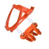 ZONKIE Bicycle Bottle Cages, Plastic Bike Bottle Holder with Cage Mounting Base (Orange) view 2
