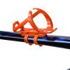 ZONKIE Bicycle Bottle Cages, Plastic Bike Bottle Holder with Cage Mounting Base (Orange) view 3