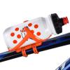 ZONKIE Bicycle Bottle Cages, Plastic Bike Bottle Holder with Cage Mounting Base (Orange) view 4