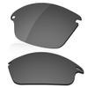 LenzReborn Polarized Lens Replacement for Oakley Fast Jacket OO9097 Sunglass - Bright Black - Polarized Mirrored view 1