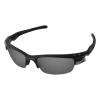LenzReborn Polarized Lens Replacement for Oakley Fast Jacket OO9097 Sunglass - Bright Black - Polarized Mirrored view 2