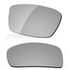 LenzReborn Polarized Lens Replacement for Oakley Canteen 2006 Sunglass - Dark Black+Silver Grey view 3