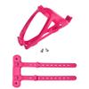 ZONKIE Bicycle Bottle Cages, Plastic Bike Bottle Holder with Cage Mounting Base (Pink) view 1