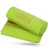 Zumi 100% Cotton Quick Dry Travel Towel - Soft, Thin, Compact, Highly Absorbent, Lightweight Camping Towel for Beach, Gym, Bath, Shower, Swimming, Dorm, RV - Green view 1