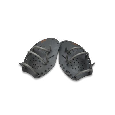 ZOGGS Unisex Adult Matrix Swimming Hand Paddles | Swim Training Paddles to Improve Stroke Technique | Arms/Shoulders Strength, Black/Grey, Large
