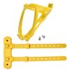 ZONKIE Bicycle Bottle Cages, Plastic Bike Bottle Holder with Cage Mounting Base (Yellow) view 1