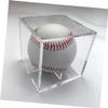 VOSAREA 1pc Transparent Acrylic Baseball Display Stand Durable Storage Case for Baseball Softball and Memorabilia Four-pronged Cradle Design for Stability for Collectors and Sports Fans view 2