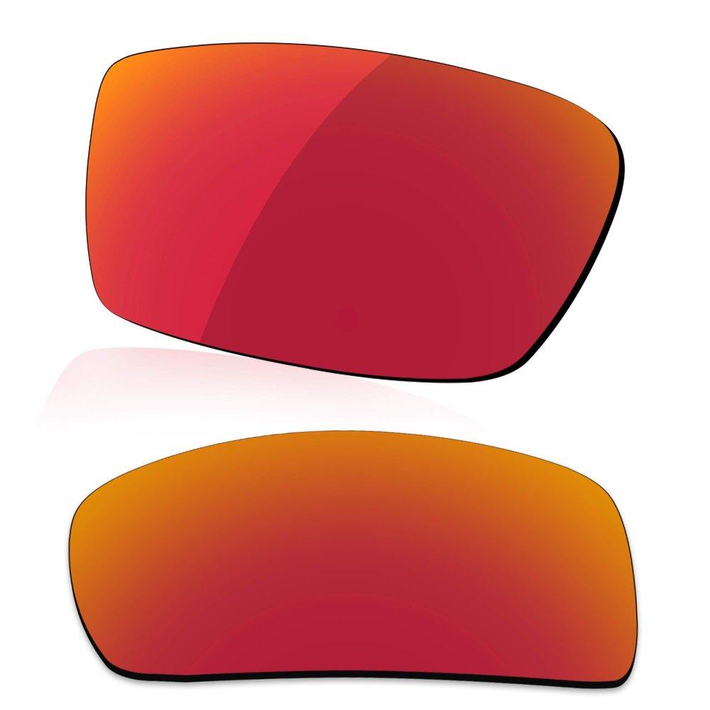 LenzReborn Polarized Lens Replacement for Oakley Canteen 2006 Sunglass - Fire Red - Polarized Mirrored