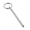 2 Pack Quick Release Pin, Diameter 1/4"(6.3mm), Overall Length 4.1"(105mm), Usable Length 3-1/2"(89mm), Full 316 Stainless Steel, Bimini Top Pin, Marine Hardware view 4