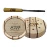 ESH Laminated Glass Turkey Pot Call with Hickory Striker  Realistic Wild Turkey Sounds for Hunting  Premium Turkey Hunting Accessories view 1