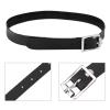 WNSC Adjustable Resilient Black Leather Western Spur Straps, Riding Spurs Strap, Handmade Outdoor Sports for Horse Riding view 3