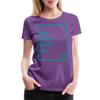 Spreadshirt Custom T-Shirt Add Your Own Text or Image Personalized Womens Premium T-Shirt, 3XL, Purple view 1