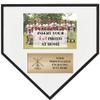 Crown Awards 10" T-Ball Home Plate Team Photo Plaque, Custom Engraved T-Ball Trophy, Insert Your Own 5X7 Photo, Engraving Included, Prime view 1