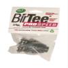 BirTee Pro Golf Tees - Size #7 (1 3/4") Individual Size Pack - 2 Tees Per Pack. Winter/Mat/Simulator Tees (Black) view 1