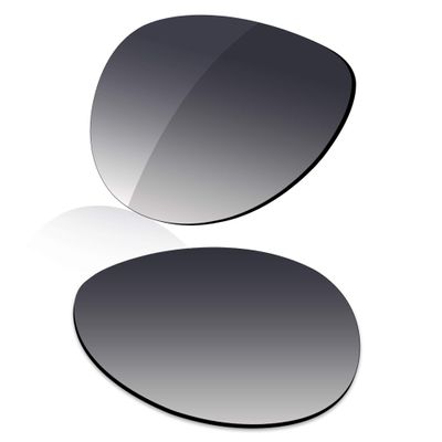 LenzReborn Polarized Lens Replacement for Oakley Dispatch 2 OO9150 Sunglass - Gradient Grey - Polarized
