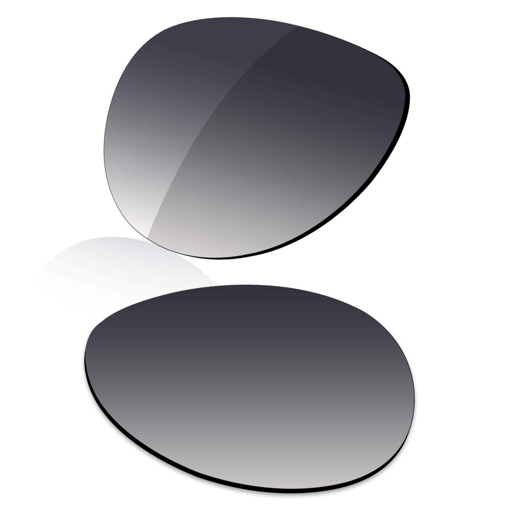 LenzReborn Polarized Lens Replacement for Oakley Dispatch 2 OO9150 Sunglass - Gradient Grey - Polarized