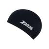 Zoggs Unisex Stretch Swimming Cap, Black, One Size UK view 1