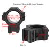 WestHunter Dovetail Scope Rings, 1 in/30 mm Tactical Precision Low Profile Scope Mount | Blue view 2
